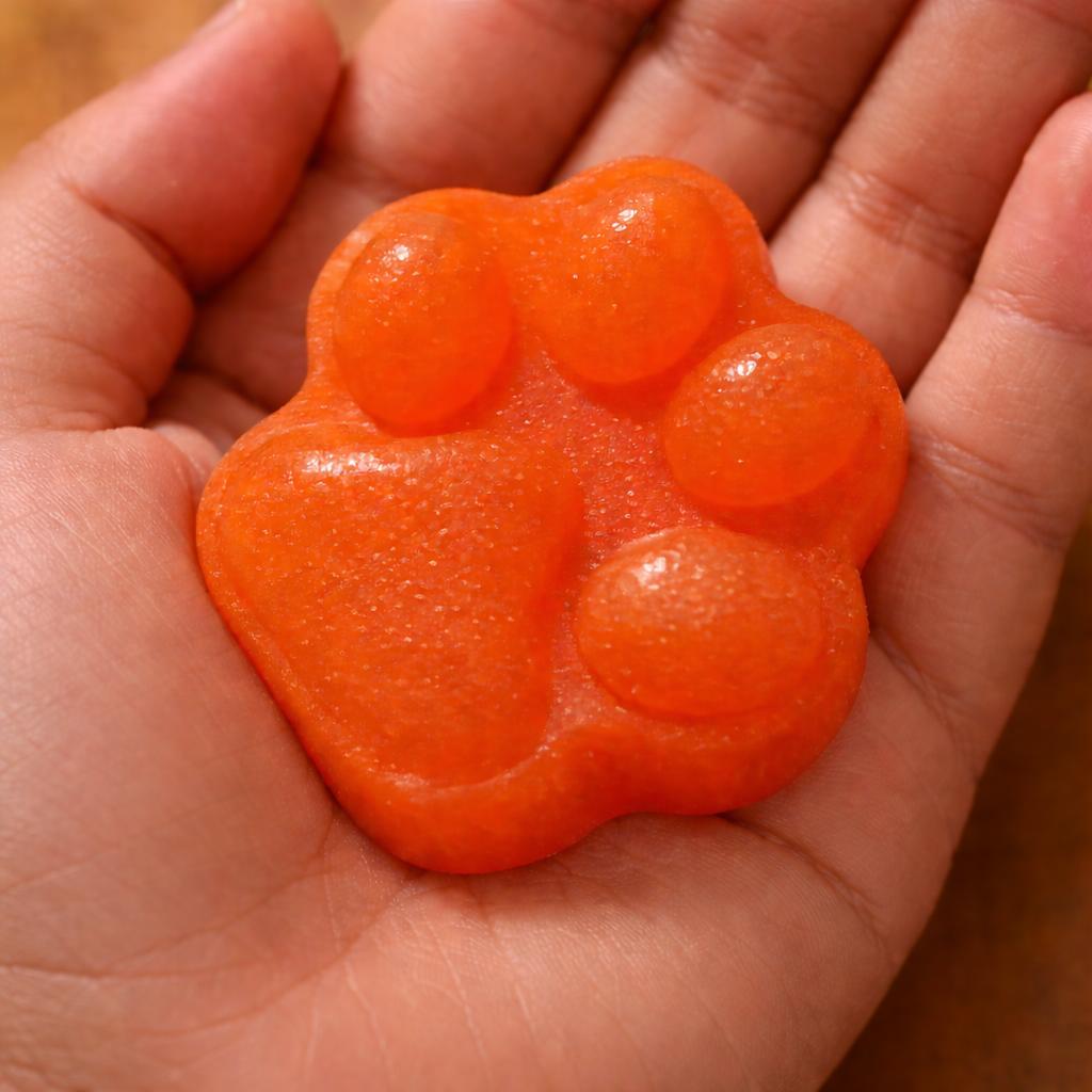 Paw Print Squishy Toy – Soft, Slow Rising & Satisfying Stress Relief