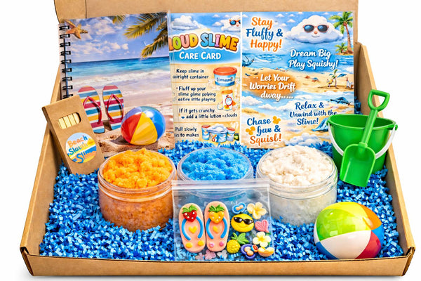 Monthly Slime Subscription Box | Kids Activites | Sensory Play Box | Monthly Kids Gift | Craft Box | Surprise Box for Kids