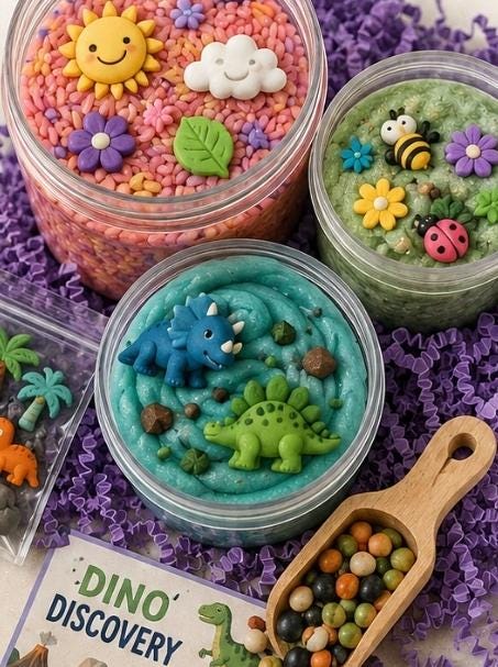 Monthly Sensory Surprise Box | Kids Sensory Box | Slime & Sensory Activities | Sensory Play Gift